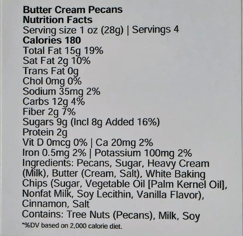 Cinnamon buttercream Pecan